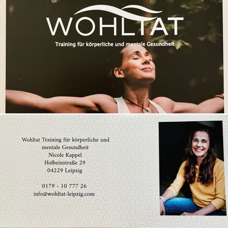 Wohltat Gutschein - Tu Dir gutes.